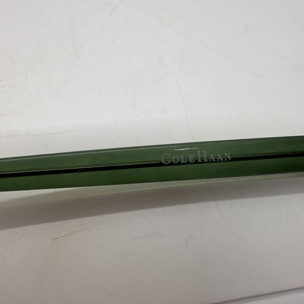 Cole Haan Key Hole Sunglasses Clear Green Frames C7048 80 55 19 145 - Picture 7 of 8